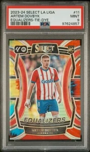 Artem Dovbyk 2023-24 Select La Liga #11 Rookie Equalizers tie dye psa 9 /49 - Picture 1 of 2