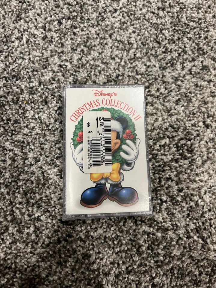 Disney's Christmas Collection II Two 2 Cassette Tape Mickey NIP - Image 1 of 2