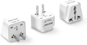 BESTEK Japan Travel Plug Adapter, Type A - Japan, China, Philippines, White - Picture 1 of 7