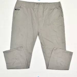 Ecko Unltd. Men Chino Pants Straight Solid Cotton Gray Size 48x32 Pull On - Picture 1 of 8
