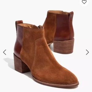 MADEWELL BROWN THE ASHER BOOT IN SUEDE AND LEATHER SIZE 8 - Picture 1 of 9