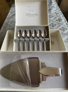 Dessert Spoons & Dessert Server/Shovel by Gero Zilmeta in Original Boxes - Picture 1 of 13