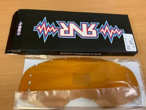 RNR ROLL-OFF DRILLED LINED ORANGE LENS TO FIT RIP N ROLL PLATINUM GOGGLES - Picture 1 of 3