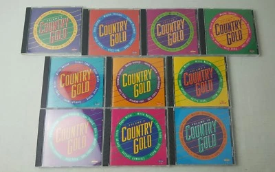 COUNTRY GOLD COLLECTION Volume 1-2-3-4-5-6-7-8-9-10 Various Artists CD Lot 70s Foto 1 de 4