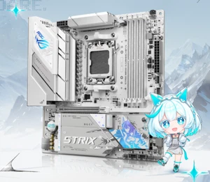 ASUS ROG STRIX B850-G GAMING WIFI S AM5 small blowing snow Motherboard - Afbeelding 1 van 13