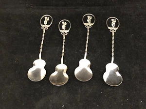 Vintage Silver Plated Jam/ Jelly Spoons Set of 4 - Picture 1 of 5
