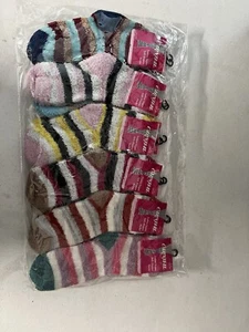 12 Pairs Carnival Ladies Super Soft Slipper Socks One Size Fuzzy Socks Slippers - Picture 1 of 2
