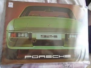 Porsche 924 brochure 1977 UK market large format - Picture 1 of 1