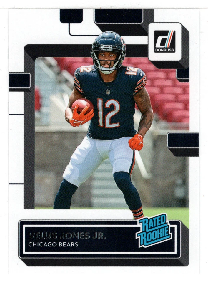 Velus Jones Jr. RC- Chicago Bears (NFL) 2022 Donruss Football # 330 MT - Image 1 of 1