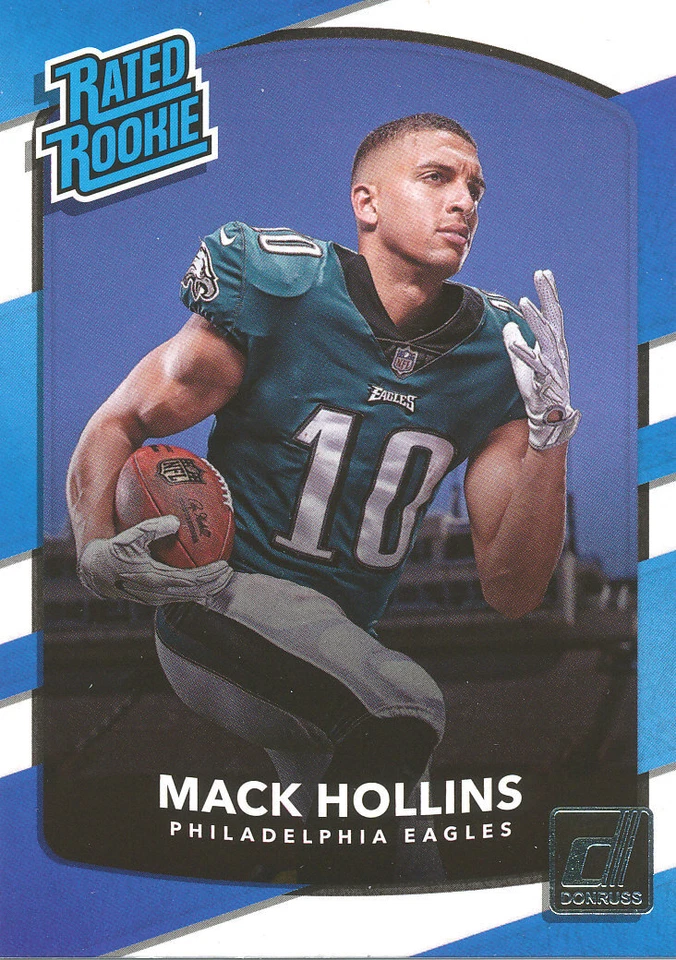 RATED-ROOKIE Mack Hollins RC RAIDERS DOLPHINS EAGLES North Carolina TAR-HEELS - Image 1 of 1
