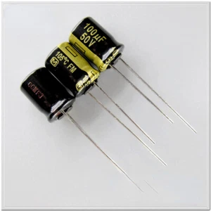 10pcs/100pcs Panas FM 100uF/50V100uF Ultra-low internal resistance capacitor - Picture 1 of 4