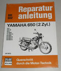 Manuel de Réparation Yamaha XS 650 + Tx 650 À Partir De L'Année 1970