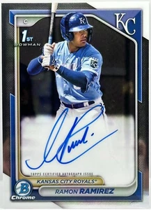 2024 Bowman - Chrome Prospect Autographs #CPA-RRZ Ramon Ramirez (AU) - Picture 1 of 2