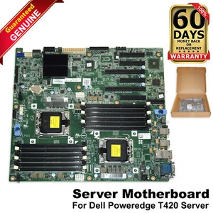 Dell PowerEdge T420 Motherboard E5-2400 Socket LGA1356 DDR3 Matrox G200 RCGCR - Picture 1 of 5
