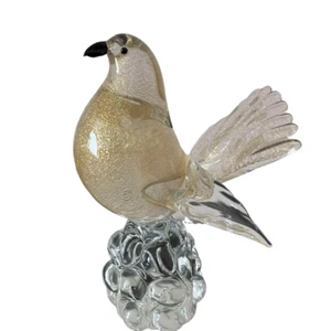 Murano Glass Pigeon Figurine VENETIAN GLASS H8.8inch - Picture 1 of 11