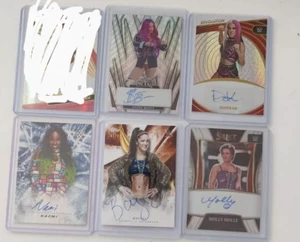WWE Auto Card Lot - Sasha Banks, Bayley, Naomi, Dakota, Molly NXT - Bild 1 von 2