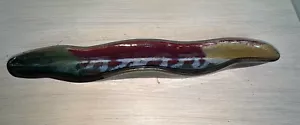 Handmade Glazed Studio Pottery Hand Painted & Artist Signed Olive Tray 14.5” - Picture 1 of 23