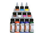 ETERNAL Tattoo Inks Sample Set of 12 Basic Colors 1/2 oz 15 ml Bottle Authentic
