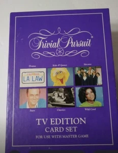 VINTAGE Trivial Pursuit TV Edition Card Set Expansion 1991 Complete - Picture 1 of 5