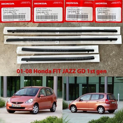 01-08 Genuine Honda Fit Jazz GD outer door belt weatherstrip rubber seal - Image 1 of 4