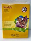 Kodak Photo Paper 100 Sheets Gloss 8.5"x11" 48lb Weight, 6.5mil