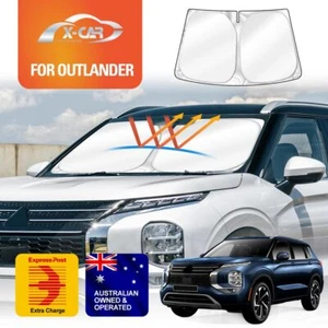 Car Windscreen Sun Shade for Mitsubishi Outlander 21-25 Foldable UV Block Visor - Picture 1 of 8