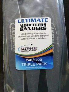 Ultimate Modelling Products UMP012 240/1200 lijadora hobby lavable paquete de 3. - Imagen 1 de 2