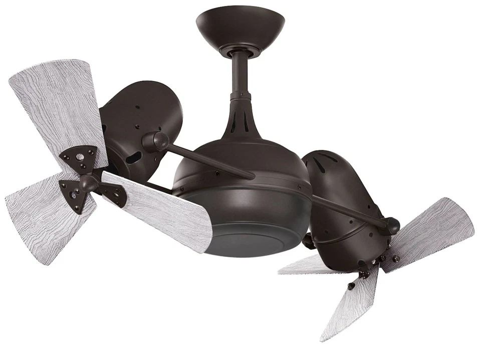 41" Matthews Dagny Bronze Dual Ceiling Fan with Remote - Image 1 of 1