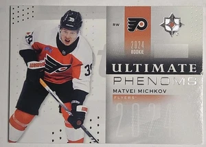 2024/25 Upper Deck Ultimate Phenoms Matvei Michkov UP-MM Philadelphia Flyers - Picture 1 of 1