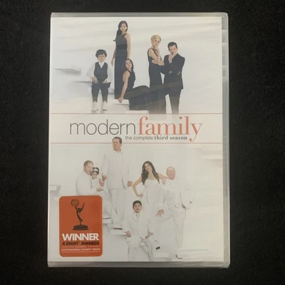 Modern Family: The Complete Third Season (DVD, 2011) BRAND NEW SEALED Foto 1 de 2