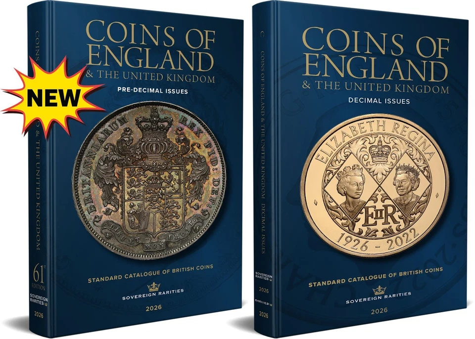 COINS OF ENGLAND 2026 - PRE &POST-DECIMAL VOLUMES **NEW - NOW IN STOCK** - Image 1 of 1