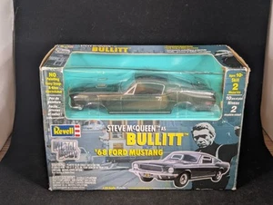 Revell 1513 1/25 Steve McQueen Bullitt 1968 Ford Mustang Metal Body Model Kit - Afbeelding 1 van 8