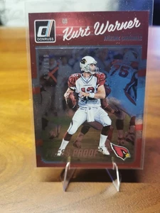 2016 panini Donruss Kurt Warner press proof 032/100 - Bild 1 von 3