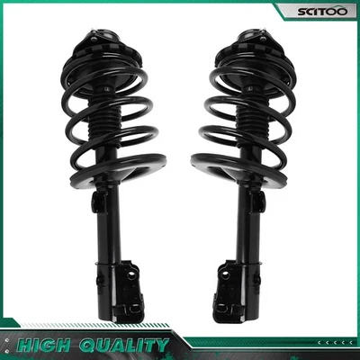 Front Pair Loaded Complete Struts & Coil Springs Fits Dodge Caravan 1995-00 Set - Image 1 of 4
