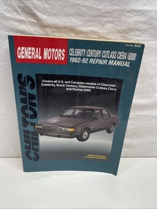 Manuale riparazione Chilton's General Motors 1982-92 Celebrity Century Cutlass Ciera - Foto 1 di 2