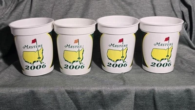 Juego de 4 Club de Golf Nacional Augusta Masters Cup 2006 Oficial Foto 1 de 4