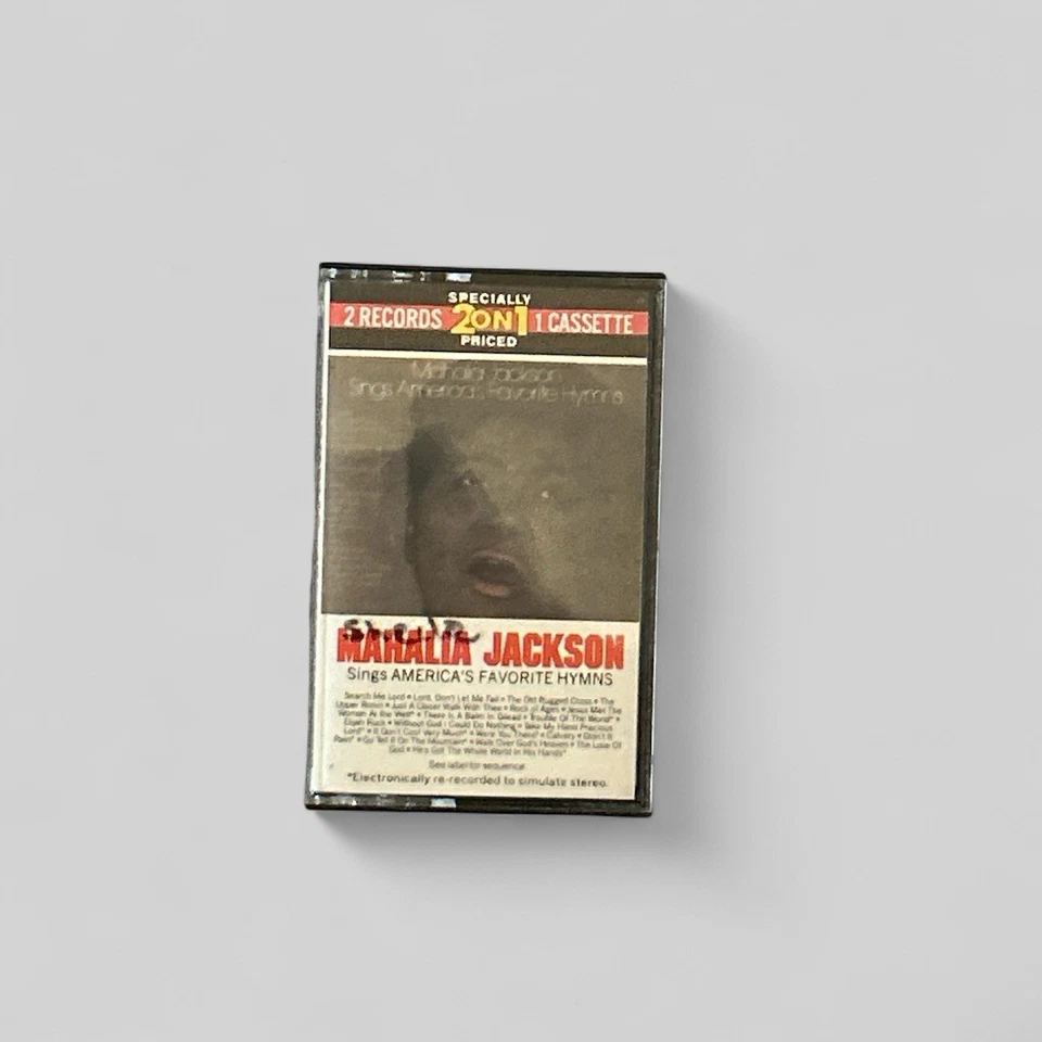 Mahalia Jackson Sings America's Favorite Hymns  Cassette TESTED - Image 1 of 3