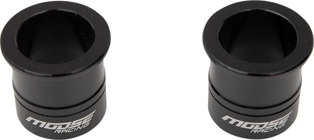 Espaciador de rueda rápido Moose delantero negro para Kawasaki KX250F/KX450F/KX250 Foto 1 de 1