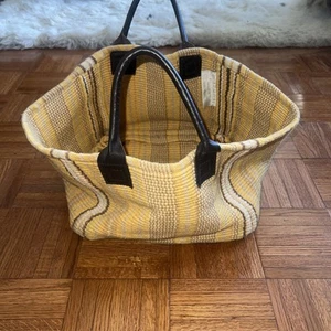Dash & Albert Rug Company Hand Woven Tote Bag 12x9 - Picture 1 of 9