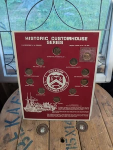 Vintage US Mint Historic Customhouse Series Treasury Coin Medals. - Bild 1 von 6