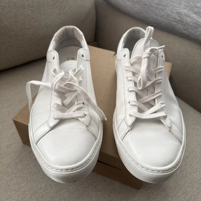 Koio Capri Leather Sneakers Size 41 / Size 8 - White/Cream - Image 1 of 4