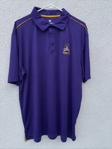 Polo de golf púrpura Colosseum East Carolina Pirates XL NUEVO CON ETIQUETAS PRECIO DE VENTA SUGERIDO POR EL FABRICANTE 45 USD - Imagen 1 de 6