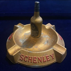 Cenicero Publicitario Whisky Schenley - Gallo Buen Estado Destilería - Imagen 1 de 8
