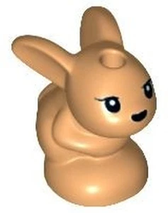 LEGO Animale Medio Torrone Bambino Coniglietto che Sta Seduto Amici Figure Mini - Foto 1 di 1