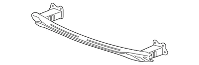 Genuine GM Front Bumper Lower Impact Bar 42421378 Foto 1 de 4