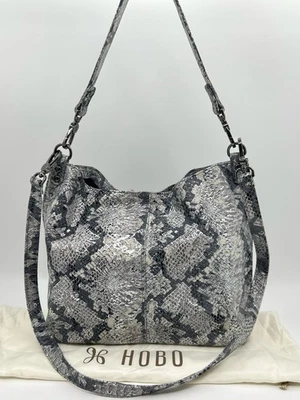 HOBO Pier LTHR Shoulder Bag Purse Silver Metallic Women Handbag Crossbody Light - Image 1 of 4