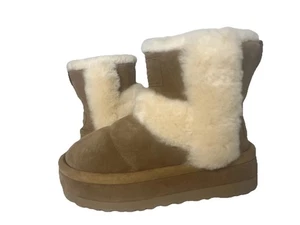 UGG CLASSIC CHILLAPEAK CHESTNUT LAMMFELL DAMEN STIEFEL NEU Gr. 7 # Cold Winter - Bild 1 von 9
