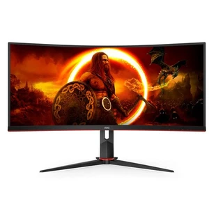 AOC CU34G2XP/BK Curved Monitor 34" VA 180Hz WQHD 1ms Adaptive Sync Hub USB 2*HDMI - Bild 1 von 1