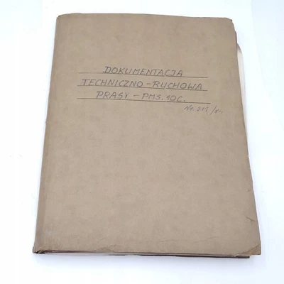 PMS 10C DTR documentazione operativa pressa eccentrica - Immagine 1 di 3