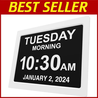 Large Digital Clock for Seniors with Alarms - Image 1 of 4